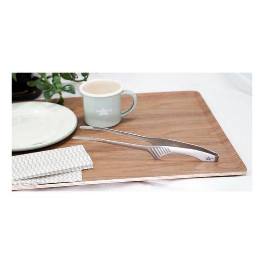 Grill Tongs Slim Cooking Tong Stainless Steel Silver