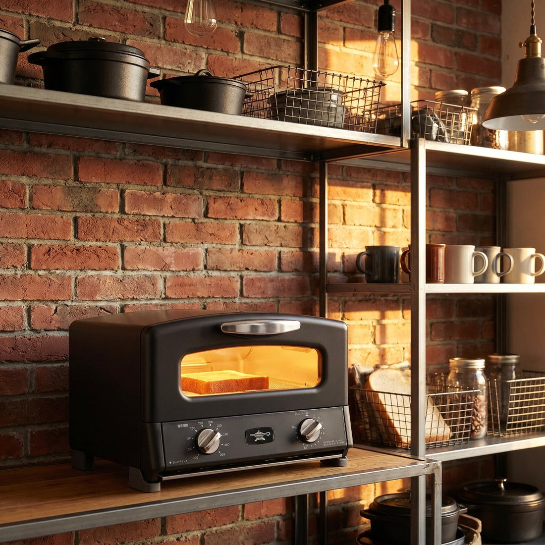 Sengoku Aladdin Graphite Grill & Toaster Oven 