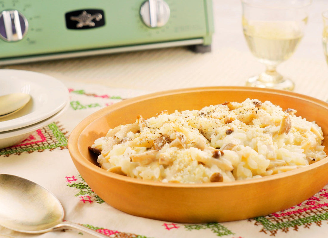 Mushroom Cheese Risotto