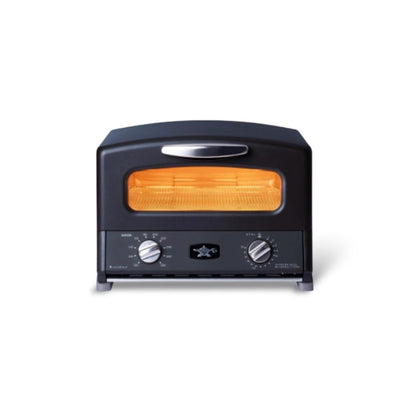 Sengoku Aladdin Graphite Grill & Toaster Oven BLACK - 4 Slice Japanese Toaster