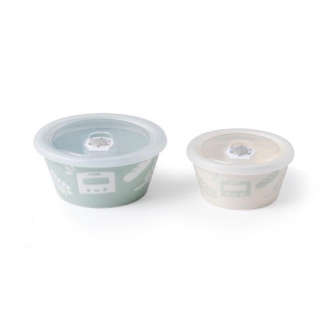 Round Ceramics Bowl Green Large