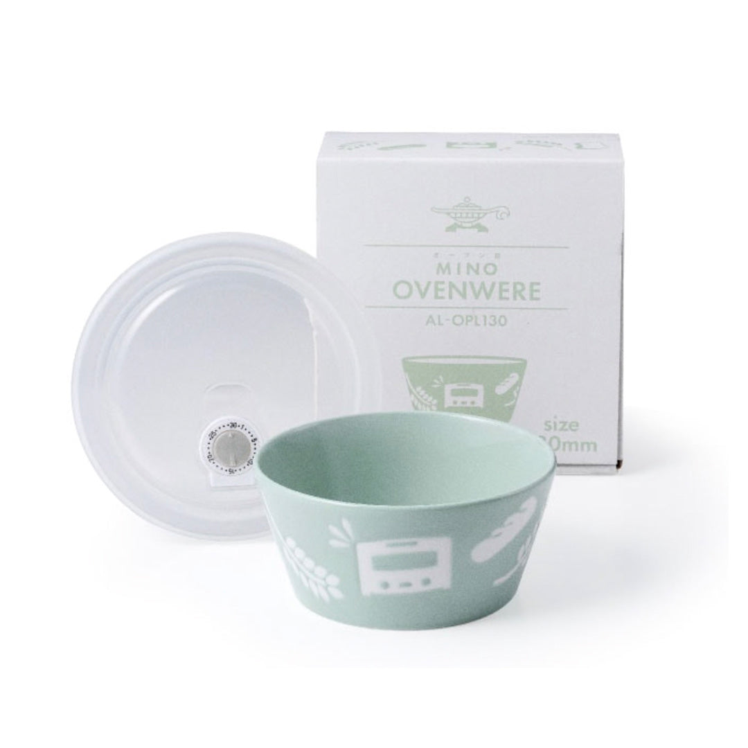 Round Ceramics Bowl Green Large