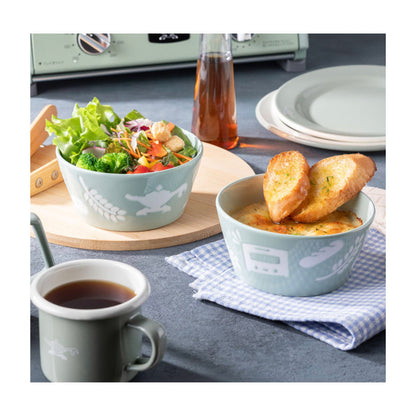 Round Ceramics Bowl Green Large