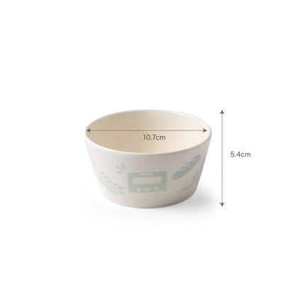 Round Ceramics Bowl White Small