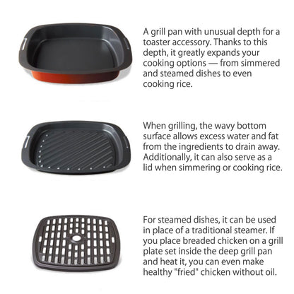 Square Grill Pan 3P Set