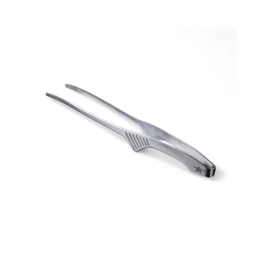 Tweezer Tongs Slim Cooking Tong Stainless Steel Silver