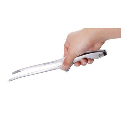 Tweezer Tongs Slim Cooking Tong Stainless Steel Silver